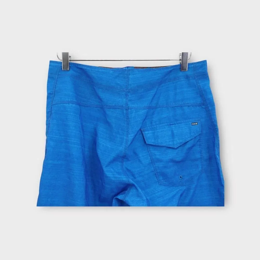 Hurley Sylo Stretch Boardshort Size 30 Blue Swiming Trunk Shorts
